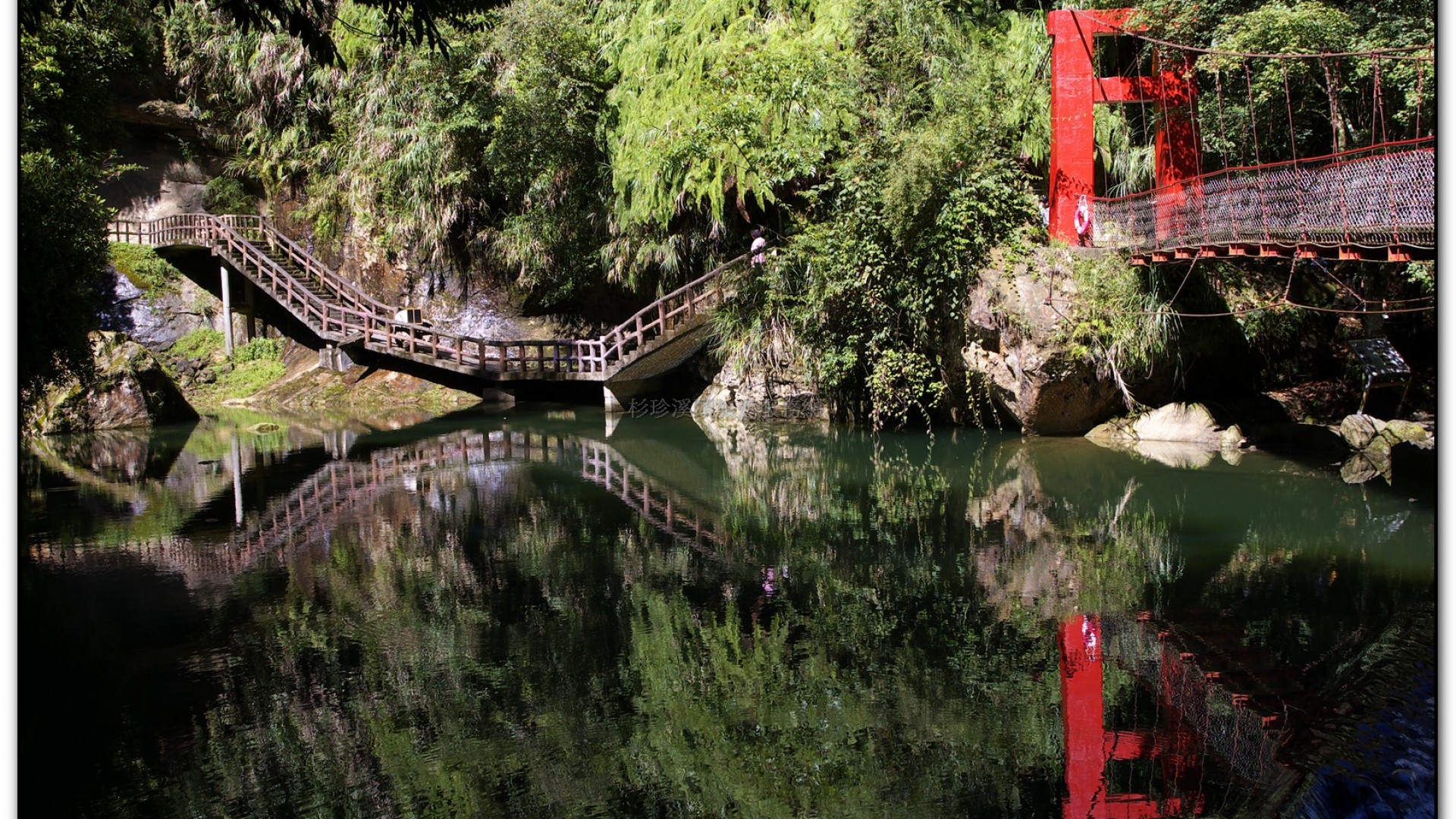 九九吊橋-杉林溪旅遊景點