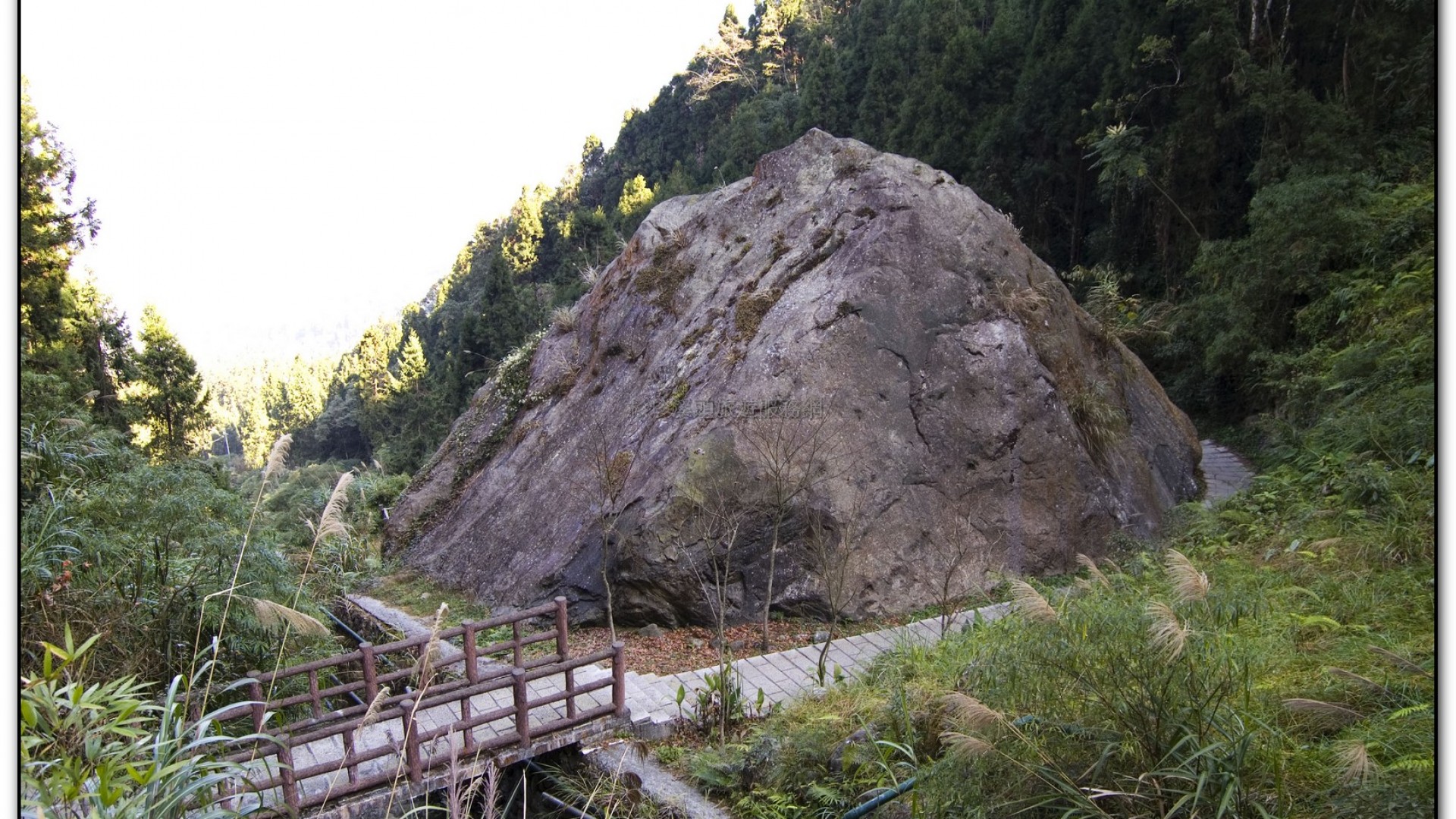 溪頭旅遊景點-巨石